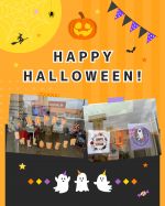 ★店舗をハロウィン装飾しました★