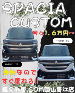 ★ｽﾍﾟｰｼｱｶｽﾀﾑ　即納車あり★